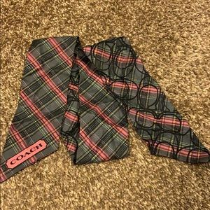 COach scarf / bag tie